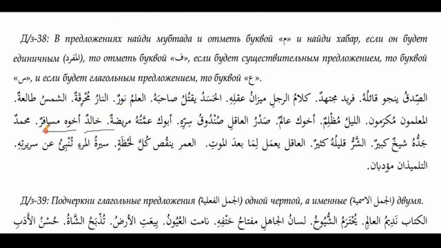 Синтаксис (النحو). Урок 12 مبتدأ وخبر смотреть онлайн