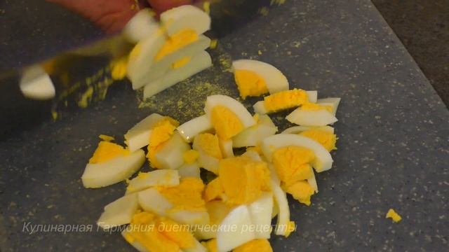 Отличный Салат с Кальмарами. Диетический рецепт. Без майонеза. ПП рецепты. смотреть онлайн