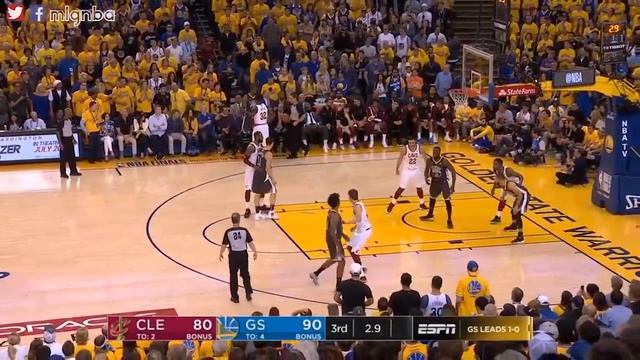 Stephen Curry & Kendrick Perkins exchange words / Warriors vs Cavaliers Game 2 смотреть онлайн