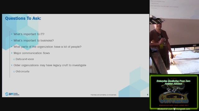 BSides Cleveland 202 Enterprise Monitoring From Zero Andrew Johnson смотреть онлайн