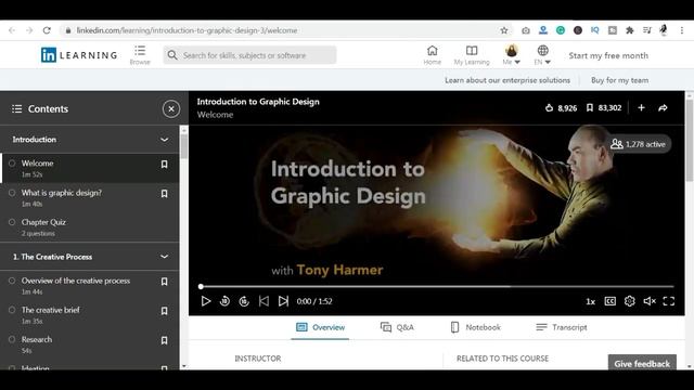 Linkedin Learning Premium Free Course with Certificate | Python , JavaScript, Graphic Design смотреть онлайн