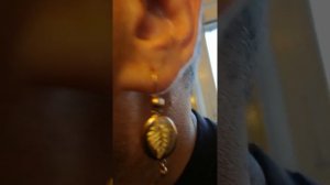 Проколотые уши у мужчины.Висячие серьги "Самовары"