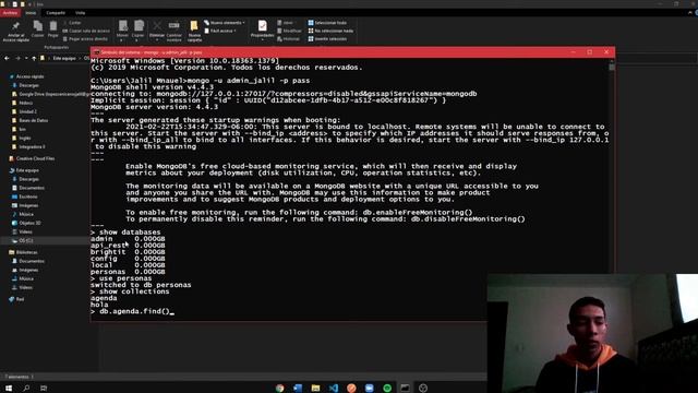 Creación de usuarios y asignación de privilegios en MongoDB смотреть онлайн