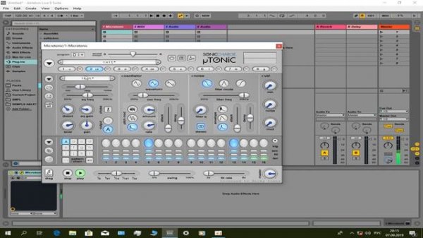 Drum Sound Design using Microtonic