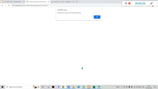 P Ravindran| Basic Banking system | THE SPARKS FOUNDATION | #GRIPJUNE22 WEB DEVELOPMENT INTERNSHIP смотреть онлайн