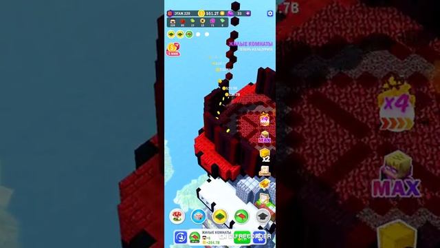 НАБРАЛ 15Q МОНЕТ В Tower Craft!!!(я играю только 1 день) смотреть онлайн