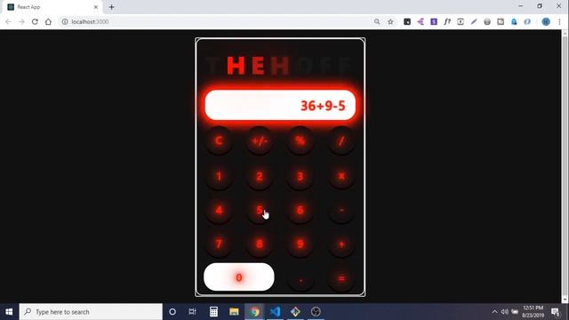 React Hooks Calculator with Night Mode смотреть онлайн