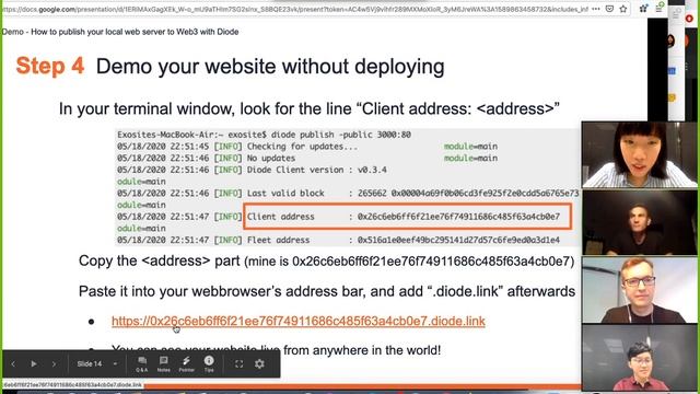 Diode Meetup: Publish Your Local Web Server to Web3 with Diode смотреть онлайн