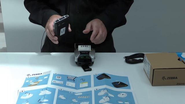 Setting up your Zebra ZQ300-Series Mobile Printer смотреть онлайн
