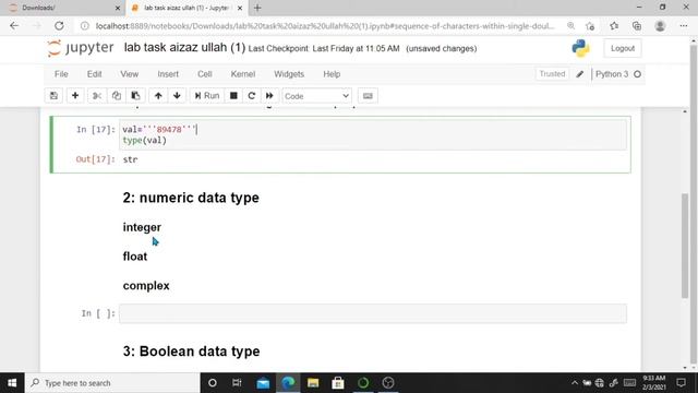 Data types in python HINDI. Variable data types in python for absolute beginner with examples. смотреть онлайн