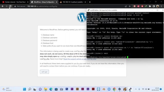 Cara Menginstall Wordpress di Ubuntu 20.04 смотреть онлайн