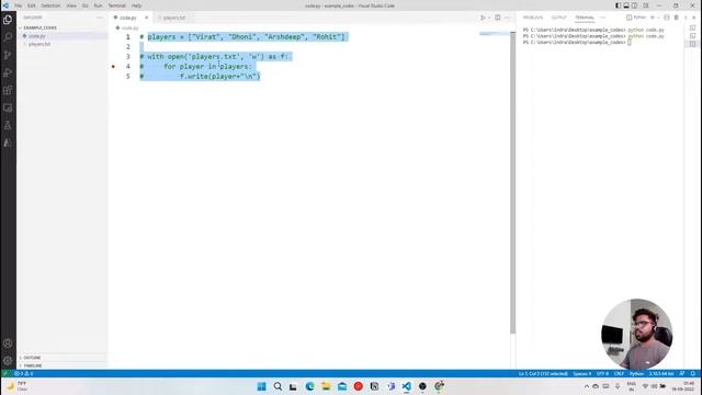 75. Writing/Reading Multiple lines in files | Python in Hindi смотреть онлайн