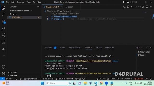 Crucial commands for stashing untracked changes in Git | D4Drupal смотреть онлайн