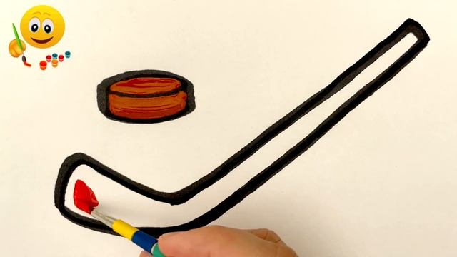Bolalar Uchun Hokey Rasm Chizish/Drawing Hockey For Children/Рисование хоккей для детей