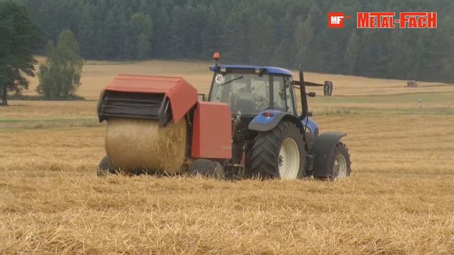 Прес Z 587 Metal Fach по валках соломи смотреть онлайн