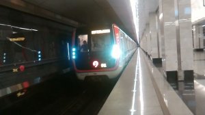 Состав «Москва» на станции «Спартак». 29 февраля 2020