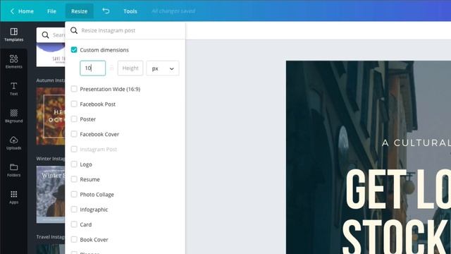 How to magic resize with custom dimensions смотреть онлайн
