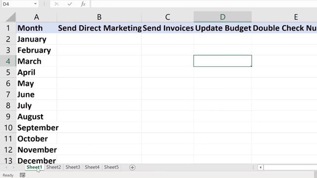 Work on Multiple Excel Sheets at Once by Grouping Sheets смотреть онлайн