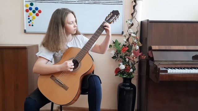 Журавлёва Евгения, Россия, г. Пенза, Ренессанс гитары-2021, 3 категория, Ф. Карулли Сицилиана смотреть онлайн