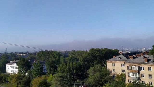 Смог в центре Челябинска 4.09.19 смотреть онлайн