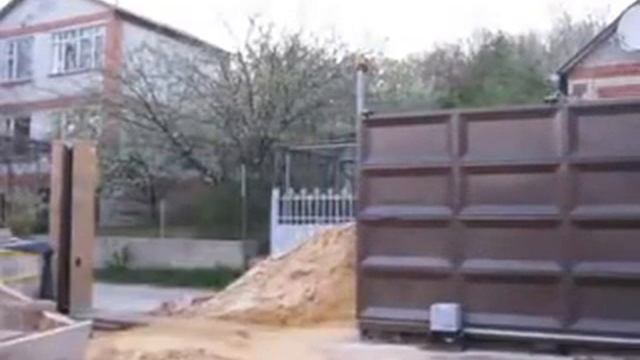 Ворота откатные металлические изготовление установка смотреть онлайн