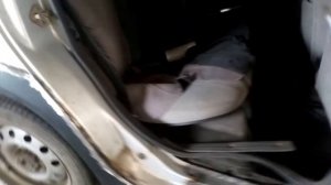 Лада-Калинка замена порога и арки заднего крыла ч.1