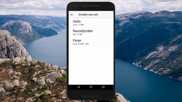 Norgeskart app Android preview смотреть онлайн