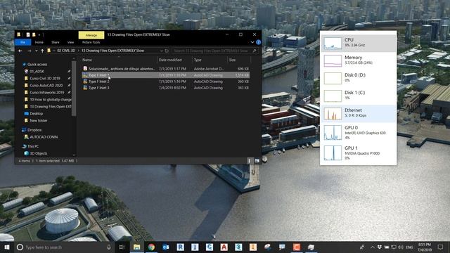 AutoCAD / Civil 3D: Drawing Files Open EXTREMELY SLOW смотреть онлайн