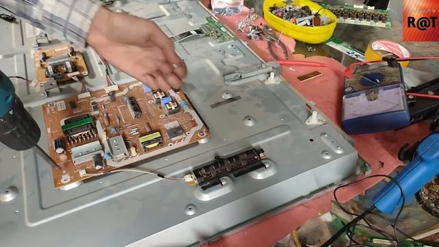 repair TV LED pasonic model TH 42A410X /panasonic led backlight problem смотреть онлайн