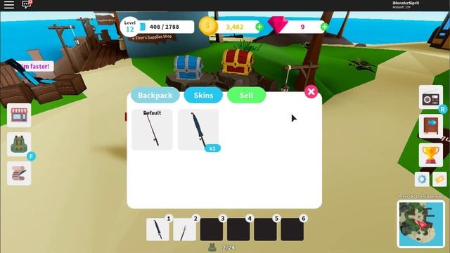 NEW Update! DESSERT Island + MYTHIC Fish & Decorating AQUARIUM in FISHING SIMULATOR [Roblox] смотреть онлайн