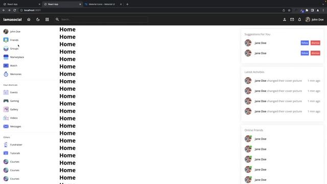 React Social Media App Design | Dark/Light Mode & Responsive & HTML CSS смотреть онлайн