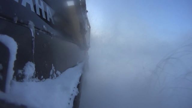 Поездка на рыбалку, на снегоходах. смотреть онлайн