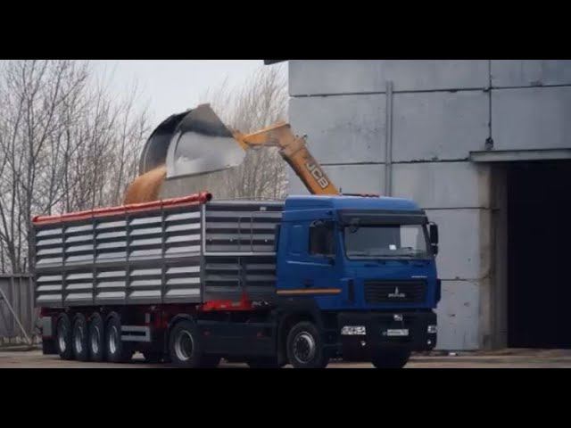 Зерновозы Тонар в работе! смотреть онлайн
