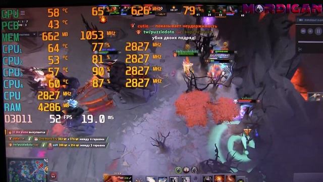 e5440, gtx260, 8gb ddr2 800Mhz, ssd DOTA 2 ТЕСТ смотреть онлайн