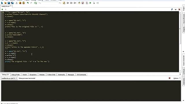 [Python Tutorial ]Write , Read , Append To a file and Mode & name & if it's closed or not, IN PYTHO смотреть онлайн