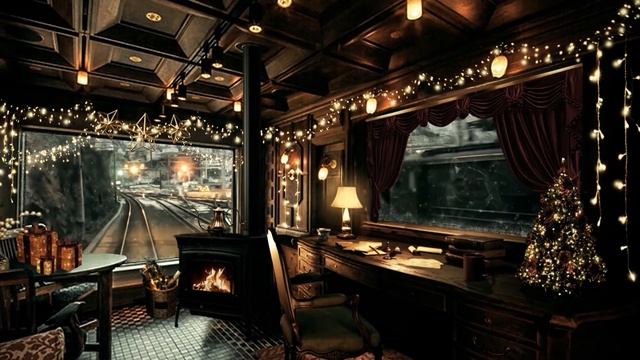 Винтажный рождественский поезд смотреть онлайн