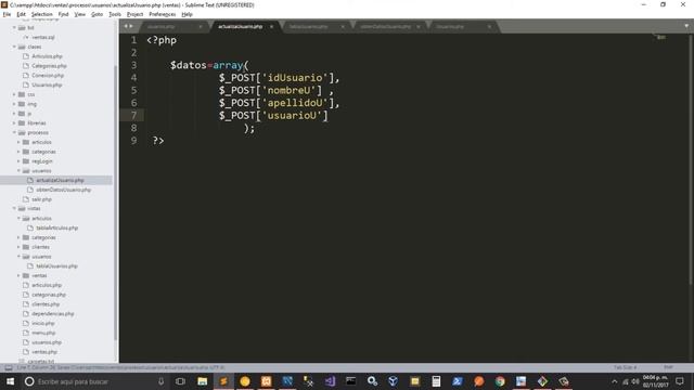 29.- Sistema de ventas y almacen con php y mysql - Actualiza datos usuario 2 смотреть онлайн