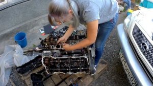 Разбираем Двигатель Lexus RX300 1mzfe капиталка