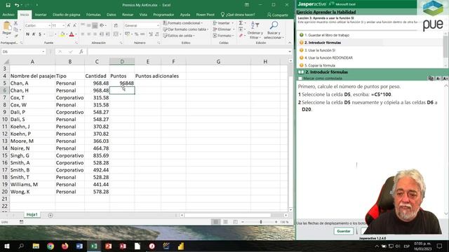 jasper excel2019 core L3E5 usar la funcion SI смотреть онлайн