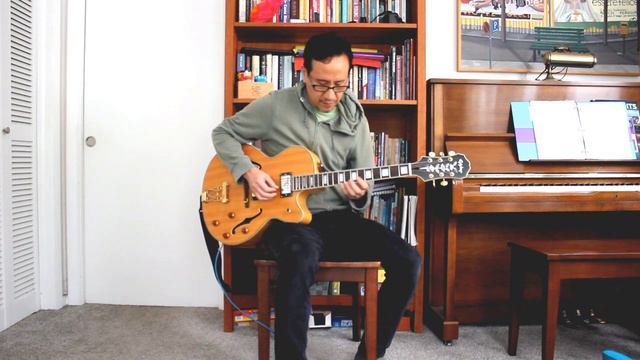 East of the Sun (West of the Moon) - jazz guitar solo смотреть онлайн