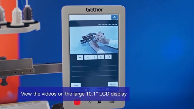 Brother PR1055X - Expandable Library of Built-in Tutorial Videos смотреть онлайн
