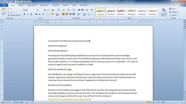 Word 2010: AutoFormat Command смотреть онлайн