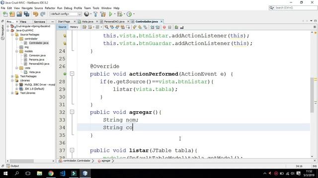 Como hacer CRUD en Java Escritorio MVC - Agregar смотреть онлайн