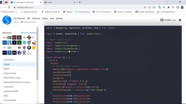 SwiperJS - React JS Swiper Slider Carousel - Image Slider in React