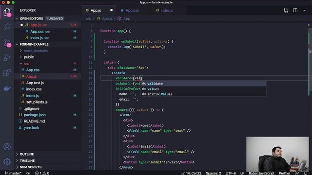 Introdução ao Formik - Construindo formulários em React com validação смотреть онлайн