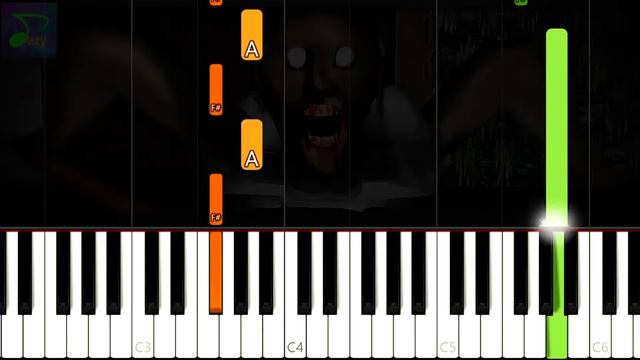 Granny Theme Song - Easy Piano смотреть онлайн