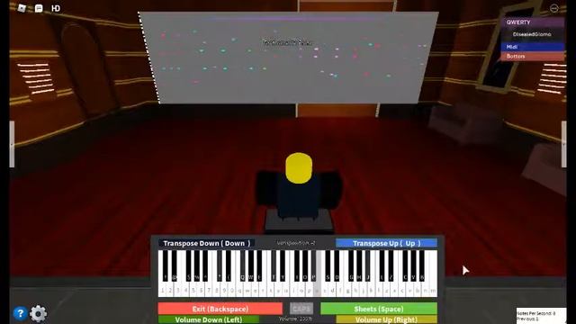 Roblox piano - The World Revolving (JEVIL'S THEME) смотреть онлайн