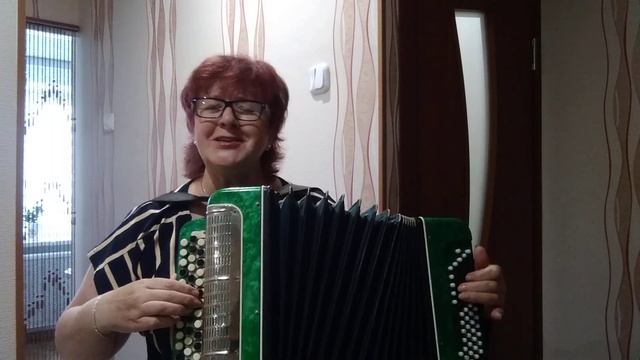 "ОДЕНУ платье БЕЛОЕ..." премьера песни (баян). смотреть онлайн