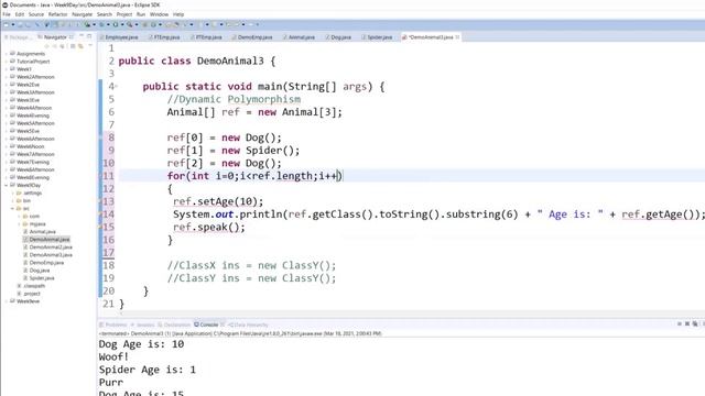 Java Abstract Class | Java Dynamic Polymorphism | Java Interfaces смотреть онлайн