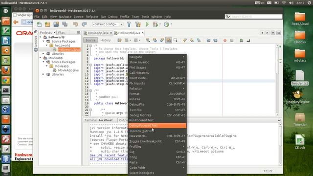 Getting started with JavaFX on Ubuntu смотреть онлайн